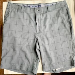 PGA Tour lightweight shorts with design
